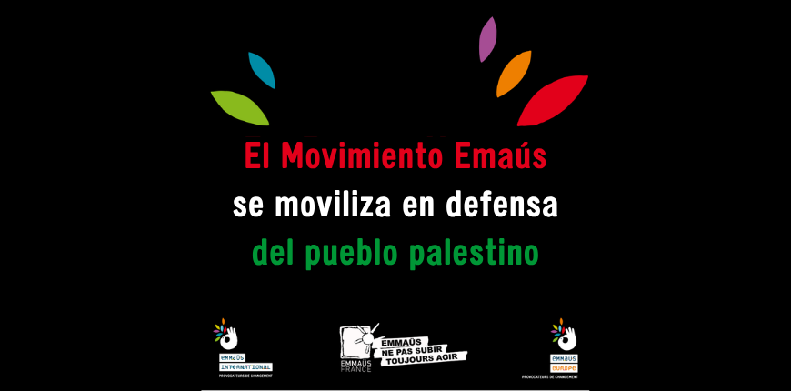 El Movimiento Emaús se moviliza en defensa del puebo palestino