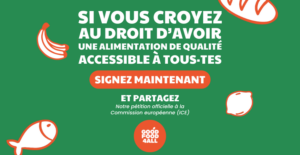Si vous croyez au droit d'avoir une alimentation accessible à tous, signez notre ICE