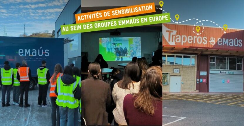 Image d'illustration qui montre plusieurs photos prises dans les différents groupes visités en Espagne